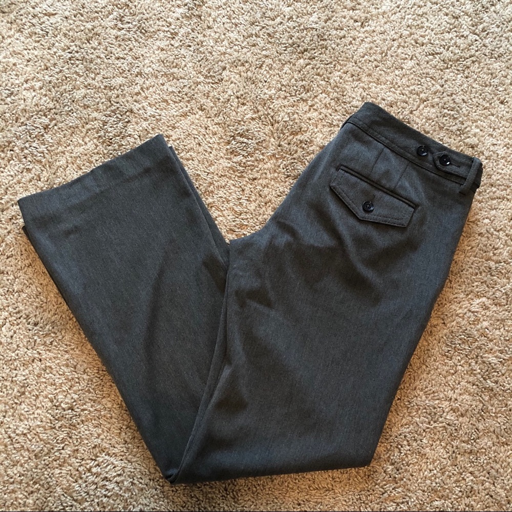 Express Dark Gray Columnist Pants - image 1